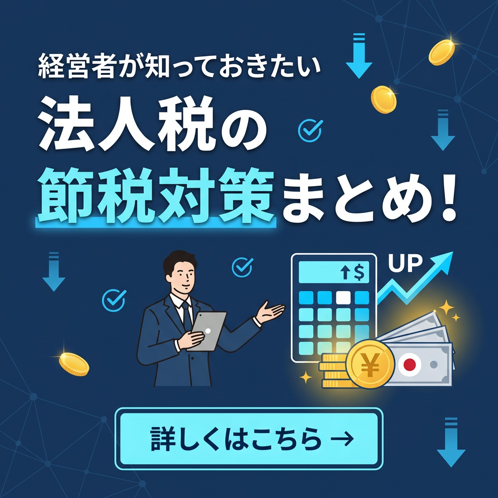 経営者が知っておきたい法人税の節税対策まとめ